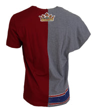 Red Gray Two Model DG Angel Crewneck  T-shirt Dolce & Gabbana