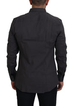 Gray SICILIA Slim Fit Stretch Dress Shirt Dolce & Gabbana