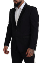 Black MARTINI Slim Fit Jacket Blazer Dolce & Gabbana