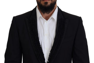 Black MARTINI Slim Fit Jacket Blazer Dolce & Gabbana