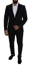 Black MARTINI Slim Fit Jacket Blazer Dolce & Gabbana