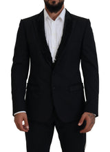Black MARTINI Slim Fit Jacket Blazer Dolce & Gabbana