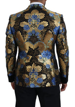 Gold Lurex Double Breasted Jacket Blazer Dolce & Gabbana