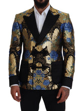Gold Lurex Double Breasted Jacket Blazer Dolce & Gabbana
