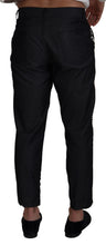 Black Silk Bandana Print Pants Dolce & Gabbana
