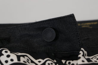 Black Silk Bandana Print Pants Dolce & Gabbana