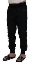 Black Men Casual Jogger Pants Dolce & Gabbana