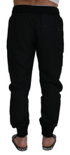 Black Men Casual Jogger Pants Dolce & Gabbana