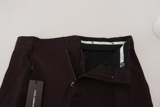 Brown Cotton Chino Men Pants Dolce & Gabbana