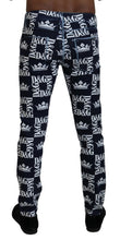 Blue Cotton DG Crown Skinny Denim Jeans Dolce & Gabbana