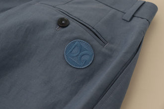 Blue Linen Chino Formal Pants Dolce & Gabbana