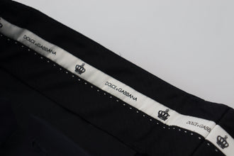 Black Wool Slim Formal Pants Dolce & Gabbana