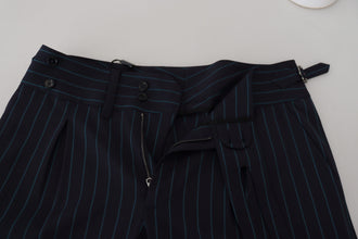 Blue Striped Men Formal Pants Dolce & Gabbana