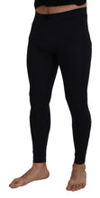 Black Nylon Slim Fit Stretch Pants Dolce & Gabbana