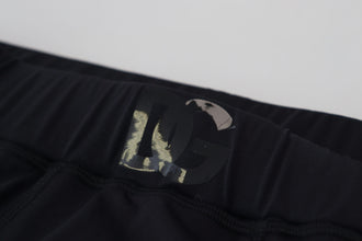 Black Nylon Slim Fit Stretch Pants Dolce & Gabbana