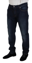 Blue Cotton Straight Fit Casual Denim Jeans Dolce & Gabbana