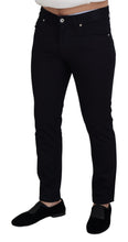 Black Cotton Skinny Casual Denim Jeans Dolce & Gabbana