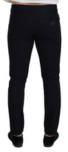 Black Cotton Skinny Casual Denim Jeans Dolce & Gabbana