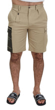 Beige Cotton Cargo Bermuda Shorts Dolce & Gabbana