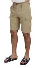 Beige Cotton Cargo Bermuda Shorts Dolce & Gabbana