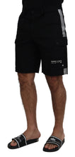 Black Bermuda Cargo Casual Shorts Dolce & Gabbana