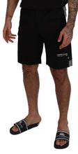 Black Bermuda Cargo Casual Shorts Dolce & Gabbana