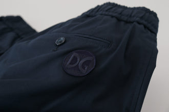 Blue Bermuda Mid Waist Casual Shorts Dolce & Gabbana