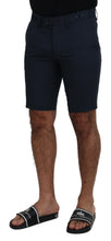 Blue Bermuda Low Waist Men Shorts Dolce & Gabbana