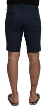Blue Bermuda Low Waist Men Shorts Dolce & Gabbana