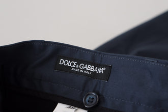 Blue Bermuda Low Waist Men Shorts Dolce & Gabbana