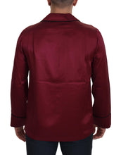 Red Silk Lounge Top Pajama Sleepwear Shirt Dolce & Gabbana
