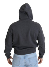 Gray Logo Cotton Hooded Sweatshirt Sweater Dolce & Gabbana