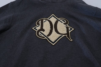 Gray Logo Cotton Hooded Sweatshirt Sweater Dolce & Gabbana