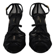 Black Stiletto High Heels Sandals Shoes Dolce & Gabbana