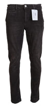 Brown Cotton Straight Fit Men Casual Pants Acht