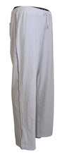 White Cotton Logo Loose Men Pants John Galliano