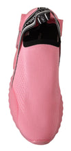 Pink Low Top Slip On Casual Sorrento Sneakers Dolce & Gabbana