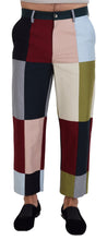 Multicolor Cotton Patchwork Pants Dolce & Gabbana