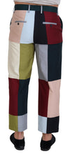 Multicolor Cotton Patchwork Pants Dolce & Gabbana