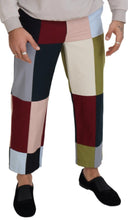 Multicolor Cotton Patchwork Pants Dolce & Gabbana