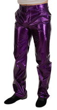 Purple Shining Men Casual Pants Dolce & Gabbana