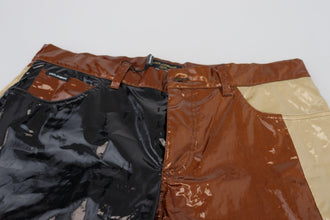 Multicolor Shining Slim Fit Men Denim Jeans Dolce & Gabbana