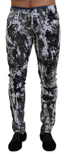 Multicolor Cotton Tie Dye Skinny Denim Jeans Dolce & Gabbana