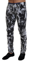 Multicolor Cotton Tie Dye Skinny Denim Jeans Dolce & Gabbana