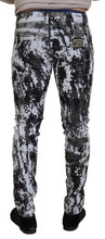 Multicolor Cotton Tie Dye Skinny Denim Jeans Dolce & Gabbana