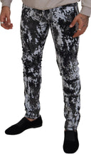 Multicolor Cotton Tie Dye Skinny Denim Jeans Dolce & Gabbana