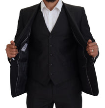 Gray MARTINI 3 Piece Slim Fit Suit Dolce & Gabbana