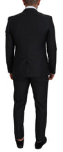 Gray MARTINI 3 Piece Slim Fit Suit Dolce & Gabbana