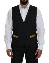 Black Gold Fantasy Tuxedo Slim Fit Suit Dolce & Gabbana