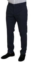 Blue Wool MARTINI 2 Piece Slim Fit Suit Dolce & Gabbana